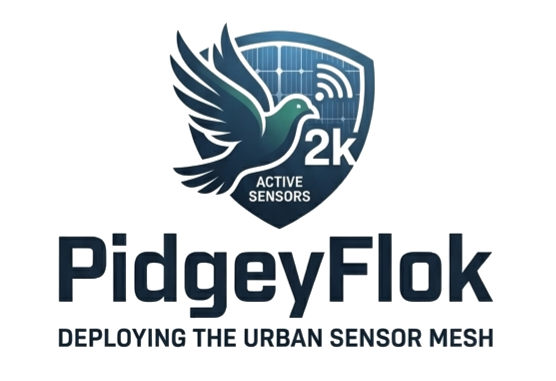 PidgeyFLok — deploying the urban sensor mesh